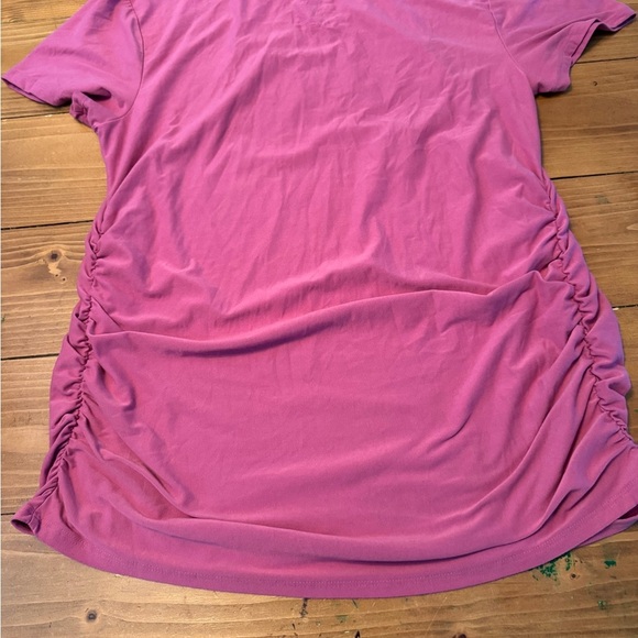 Time and Tru Pink Maternity Tee womens medium blessed mama - Picture 3 of 8